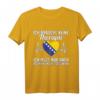 Bosnienflagge T-Shirt - Stolzes Geschenk für Fans, Freunde und Familien mit bosnischen Wurzeln zu Weihnachten, Geburtstag oder als Souvenir
