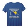 Bosnienflagge T-Shirt - Stolzes Geschenk für Fans, Freunde und Familien mit bosnischen Wurzeln zu Weihnachten, Geburtstag oder als Souvenir