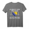 Bosnienflagge T-Shirt - Stolzes Geschenk für Fans, Freunde und Familien mit bosnischen Wurzeln zu Weihnachten, Geburtstag oder als Souvenir