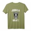 Jebiga Brate Totenkopf T-Shirt | Balkan Slang Spruch Bosnien Serbien Kroatien Geschenk für Männer und Frauen