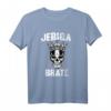 Jebiga Brate Totenkopf T-Shirt | Balkan Slang Spruch Bosnien Serbien Kroatien Geschenk für Männer und Frauen