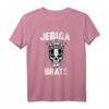 Jebiga Brate Totenkopf T-Shirt | Balkan Slang Spruch Bosnien Serbien Kroatien Geschenk für Männer und Frauen