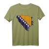 Bosnien und Herzegowina Landeskarte mit Flagge T-Shirt – Nationalstolz für Männer, Frauen und Kinder