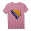 Bosnien und Herzegowina Landeskarte mit Flagge T-Shirt – Nationalstolz für Männer, Frauen und Kinder