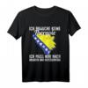 Bosnische Flagge T-Shirt – Stolz auf Bosnien und Herzegowina, ideales Geschenk für Fans, Urlaubssouvenir und bosnische Wurzeln