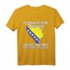 Bosnische Flagge T-Shirt – Stolz auf Bosnien und Herzegowina, ideales Geschenk für Fans, Urlaubssouvenir und bosnische Wurzeln