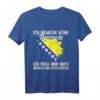 Bosnische Flagge T-Shirt – Stolz auf Bosnien und Herzegowina, ideales Geschenk für Fans, Urlaubssouvenir und bosnische Wurzeln