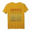 Sarajevo City Bosnien und Herzegowina Retro T-Shirt - Klassisch geschnitten mit doppeltem Saum, ideal als Souvenir und Modeartikel