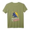 Damen T-Shirt mit Bosnischer Flagge und Einhorn-Design - Leichtes V-Ausschnitt Shirt für patriotische Damen