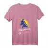 Damen T-Shirt mit Bosnischer Flagge und Einhorn-Design - Leichtes V-Ausschnitt Shirt für patriotische Damen
