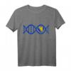 Bosnien Herzegowina DNA-Strang T-Shirt – Bosnische Wurzeln & Flagge als Geschenk für Bosnier, Familien & Freunde