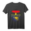 Deutsche Bosnien-Herzegowina Flagge T-Shirt mit Baum und Wurzeln – Patriotisches Geschenk für Bosnier in Deutschland, Geburtstag & Feiertage