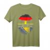 Deutsche Bosnien-Herzegowina Flagge T-Shirt mit Baum und Wurzeln – Patriotisches Geschenk für Bosnier in Deutschland, Geburtstag & Feiertage