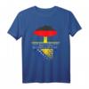 Deutsche Bosnien-Herzegowina Flagge T-Shirt mit Baum und Wurzeln – Patriotisches Geschenk für Bosnier in Deutschland, Geburtstag & Feiertage