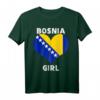 Bosnier - Bosnia Girl Balkan T-Shirt für Frauen und Mädchen mit bosnischer Flagge & Herz - Stolz auf deine Herkunft