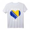 Bosnier - Bosnia Girl Balkan T-Shirt für Frauen und Mädchen mit bosnischer Flagge & Herz - Stolz auf deine Herkunft
