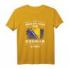 Lustiges Bosnien Shirt mit Flagge und Herzegowina Wurzeln – Patriotisches T-Shirt für Bosnien-Fans & Erbe-Showcase zum Unabhängigkeitstag