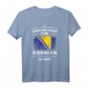 Lustiges Bosnien Shirt mit Flagge und Herzegowina Wurzeln – Patriotisches T-Shirt für Bosnien-Fans & Erbe-Showcase zum Unabhängigkeitstag
