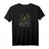 Elegantes T-Shirt mit botanischer Illustration von Wildblumen und Disteln – Antiker Naturhistorischer Stich für Naturliebhaber und Wanderer