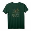 Elegantes T-Shirt mit botanischer Illustration von Wildblumen und Disteln – Antiker Naturhistorischer Stich für Naturliebhaber und Wanderer