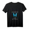 Damen Schmetterling T-Shirt mit V-Ausschnitt - Niedliches botanisches Insekt für Natur- und Tierliebhaber, perfektes Geschenk