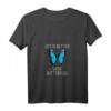 Damen Schmetterling T-Shirt mit V-Ausschnitt - Niedliches botanisches Insekt für Natur- und Tierliebhaber, perfektes Geschenk