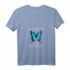 Damen Schmetterling T-Shirt mit V-Ausschnitt - Niedliches botanisches Insekt für Natur- und Tierliebhaber, perfektes Geschenk