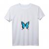 Damen Schmetterling T-Shirt mit V-Ausschnitt - Niedliches botanisches Insekt für Natur- und Tierliebhaber, perfektes Geschenk