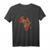 Traditionelles Afrika-Karte T-Shirt mit Ethnischen Mustern – Stolz auf Herkunft, für African History Month & Kulturelle Events