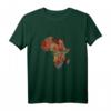 Traditionelles Afrika-Karte T-Shirt mit Ethnischen Mustern – Stolz auf Herkunft, für African History Month & Kulturelle Events