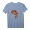 Traditionelles Afrika-Karte T-Shirt mit Ethnischen Mustern – Stolz auf Herkunft, für African History Month & Kulturelle Events
