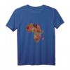 Traditionelles Afrika-Karte T-Shirt mit Ethnischen Mustern – Stolz auf Herkunft, für African History Month & Kulturelle Events