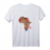 Traditionelles Afrika-Karte T-Shirt mit Ethnischen Mustern – Stolz auf Herkunft, für African History Month & Kulturelle Events