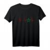 Marokko Stern Herzschlag T-Shirt – Stolz auf marokkanische Wurzeln, geeignet für Marokkaner & Marokkanerinnen, ideal für Reisen nach Rabat & besondere Anlässe