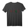 Marokko Stern Herzschlag T-Shirt – Stolz auf marokkanische Wurzeln, geeignet für Marokkaner & Marokkanerinnen, ideal für Reisen nach Rabat & besondere Anlässe