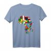 Afrikanischer Stolz - Ethnische Karte von Afrika mit Flaggen T-Shirt für Kultur & Heritage, perfekt für African History Month