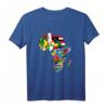 Afrikanischer Stolz - Ethnische Karte von Afrika mit Flaggen T-Shirt für Kultur & Heritage, perfekt für African History Month