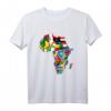 Afrikanischer Stolz - Ethnische Karte von Afrika mit Flaggen T-Shirt für Kultur & Heritage, perfekt für African History Month