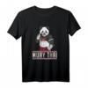 Muay Thai Panda Kickboxen T-Shirt – Perfektes Martial Arts Outfit für Kämpfer & MMA Fans, Geschenkidee für Fighter