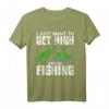 Weed & Angeln 420 Angler Geschenk Fischer T-Shirt - Lustiges Hobby Outfit für Angler, Papa & Opa als Geschenkidee zu Geburtstag & Weihnachten