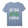 Weed & Angeln 420 Angler Geschenk Fischer T-Shirt - Lustiges Hobby Outfit für Angler, Papa & Opa als Geschenkidee zu Geburtstag & Weihnachten