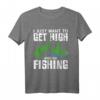 Weed & Angeln 420 Angler Geschenk Fischer T-Shirt - Lustiges Hobby Outfit für Angler, Papa & Opa als Geschenkidee zu Geburtstag & Weihnachten
