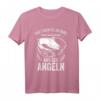 Angler Fischer Sportfischen T-Shirt mit lustigem Spruch 'meld dich krank und geh angeln' – Perfektes Geschenk für Hobby- und Profi-Angler
