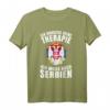 Serbien Geschenk für Flagge Herren Belgrad Zagreb T-Shirt – Souvenir für Balkan-Urlaub, Belgrad & Zagreb Fans, Jugoslawien Wappen