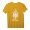 Serbien Flagge T-Shirt mit Doppeladler – Patriotisches Geschenk für Serben zum Geburtstag oder Weihnachten
