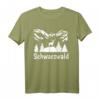 Schwarzwald Hirsch Wandern Heimat T-Shirt - Perfekt für Wandern, Camping & Outdoor-Abenteuer im Schwarzwald