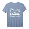 Schwarzwald Hirsch Wandern Heimat T-Shirt - Perfekt für Wandern, Camping & Outdoor-Abenteuer im Schwarzwald