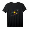 Planeten Shirt Sonnensystem mit Umlaufbahnen – Sonne, Erde, Mars, Jupiter, Saturn für Kinder, Schüler & Hobby-Astronomen