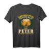 Morgens müde Abends blau Peter T-Shirt – Lustiges Geburtstags- und Vatertagsgeschenk mit Spruch für Feiernde