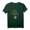 Bee Happy Imkerei T-Shirt in Goldgelb – Witziges Geschenk für Imker, Bienenfreunde und Naturliebhaber